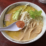 やなぎ茶屋 - 角田辛みそアホえんラーメン 1050円