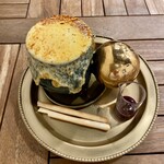 オールウェイズサンシャイン サンドイッチバー - 自家製バスクチーズケーキのブリュレパフェ
