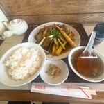 盛 - 焼豚を使った定食