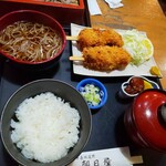 Asahiya - まさかのミンチ肉の串カツだった