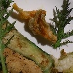 トラットリアティヴィビー - おこぜのフリット(\1,420)の一部