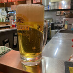 立呑み 晩杯屋 - 生ビール