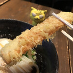 うどん屋 きすけ - ちくわ天、にゅ～～ん！