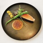 アルジェント - サーモン　味噌　銀杏