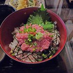 茜御膳　1890円　ねぎとろ丼アップ