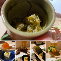 梅田 鮨 個室 みや川 - 子持ち昆布の松前漬けなど季節感あふれる前菜