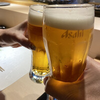 梅田 鮨 個室 みや川 - 生中は850円