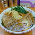 中華そば専門店 笠北 - 笠岡らーめん 並盛 (税込)700円 (3) (2022.11.19)