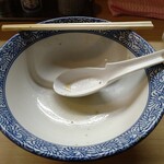 中華そば 多賀野 - 完飲