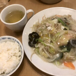 南海飯店 - 皿うどん定食(^O^)
