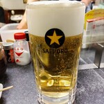 Kashiraya - 生ビール（中ジョッキ）561円 ♪