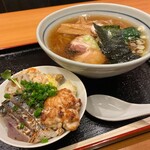 味処 むさし野 - 鰆たたき丼と中華そば