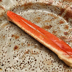 緒方 - 【写真⑯】炭火焼き間人蟹(1番脚) 