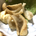 居酒屋いいの - 突出しのイカ揚げ