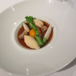 レストランひらまつ - 博多地鶏のクネルと冬野菜のポトフ仕立て