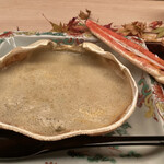 緒方 - 間人蟹　蟹味噌酒と3番脚