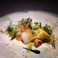 TOSAGE - 墨烏賊のカルパッチョ　サラダ仕立て
