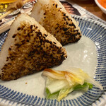 やきとりの名門 秋吉 - 焼きおにぎり