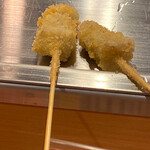 やきとりの名門 秋吉 - 串カツ