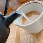 naritaya - 蕎麦湯