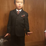 明日香 - 晴れのスーツ姿。