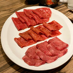 焼肉 ジャンボ - 上タン塩、トモサンカク、ミズジ