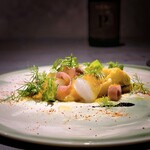 TOSAGE - 墨烏賊のカルパッチョ　サラダ仕立て