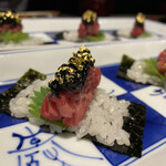 蕃 YORONIKU - キャビア手巻き寿司