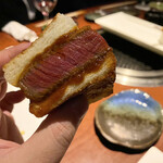 蕃 YORONIKU - シャトーブリアンのロゼカツサンド