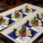 蕃 YORONIKU - キャビア手巻き寿司
