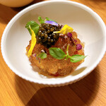 メゾン ケイ - 赤城和牛のタルタル　生姜風味