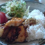 らーめん砦 - 鶏の丼