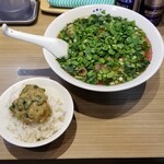 Rock’anDo - ホルモンにらそば＋にら味噌麦飯