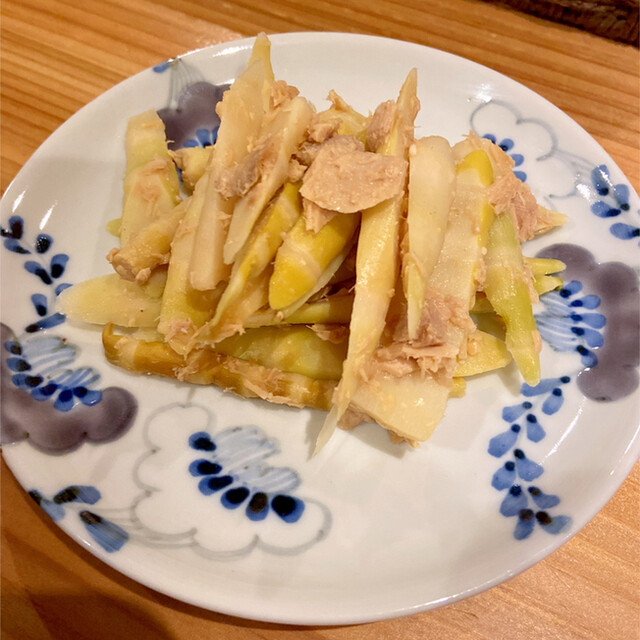 破竹とツナの和え物