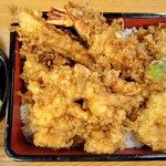 のれんと味 だるま料理店 - 穴子がドーンと。