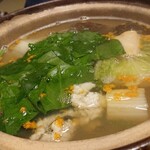 江戸三 - ほうれん草に白菜♪鱧