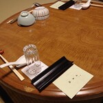 江戸三 - テーブルセッティング♪まーるいテーブル