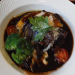 喜Raku - 201305 喜Raku ビーフシチュー定食（750円）メイン