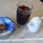 喜Raku - 201305 喜Raku お刺身定食　（750円）なんと！コーヒーまで付いてくる＠＠！