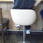 喜Raku - 201305 喜Raku　カウンターの椅子(゜o゜)！