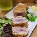 煮込 蔦八 - 鮪カツったら美味すぎ♡