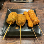 Kushikatsu No Nakamuraya - 肉詰めピーマンとにんにく