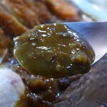 サヤカフェ - ミルポワカレーライス・スキンレスチキン