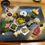 手打ち蕎麦・鮨 いまふく - 酒肴15種盛り