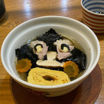 手打ち蕎麦・鮨 いまふく - 温蕎麦おかめ•蟹汁（コッペ蟹、松茸、鰻巻き、かすみ鴨、海苔、人参）