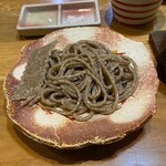 手打ち蕎麦・鮨 いまふく - 熟成石臼手碾き玄粗挽き（長野県伊那市入野谷在来種）