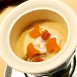 すし丈 - 鱈白子と干し明太子の茶碗蒸し