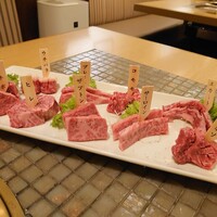 みやび 六本木店 - 希少部位9種盛り合わせ