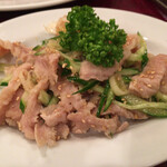 昌寿苑 - ガツ刺　にんにく塩