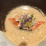 ラーメンWalkerキッチン - 渡り蟹と真鯛の白味噌そば